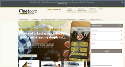 Desktop Screenshot of fleetcorp.com.tr